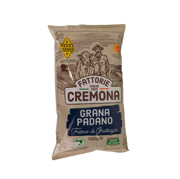 Grana Padano geraspt 1KG Fattorie Cremona